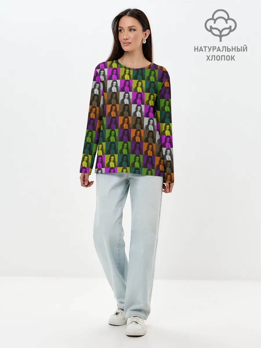 Лонгслив женский. Хлопок / Damiano David. Colors