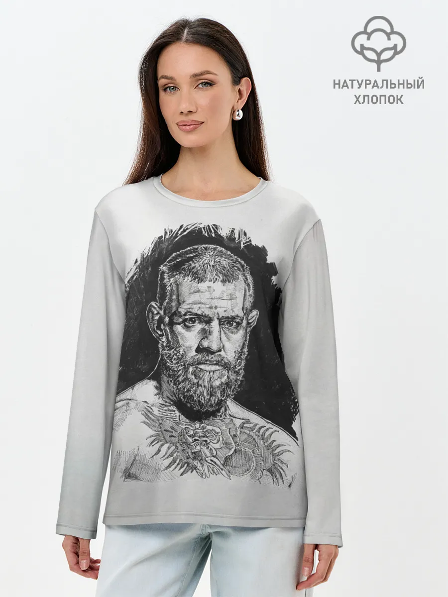 Лонгслив женский. Хлопок / Конор МакГрегор | Conor McGregor
