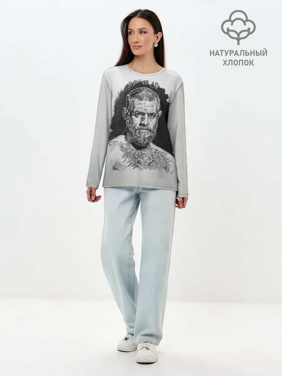 Лонгслив женский. Хлопок / Конор МакГрегор | Conor McGregor