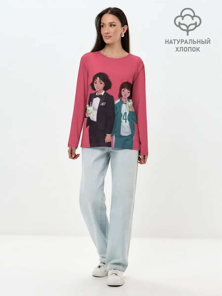 Лонгслив женский. Хлопок / Милахи 067 и 240