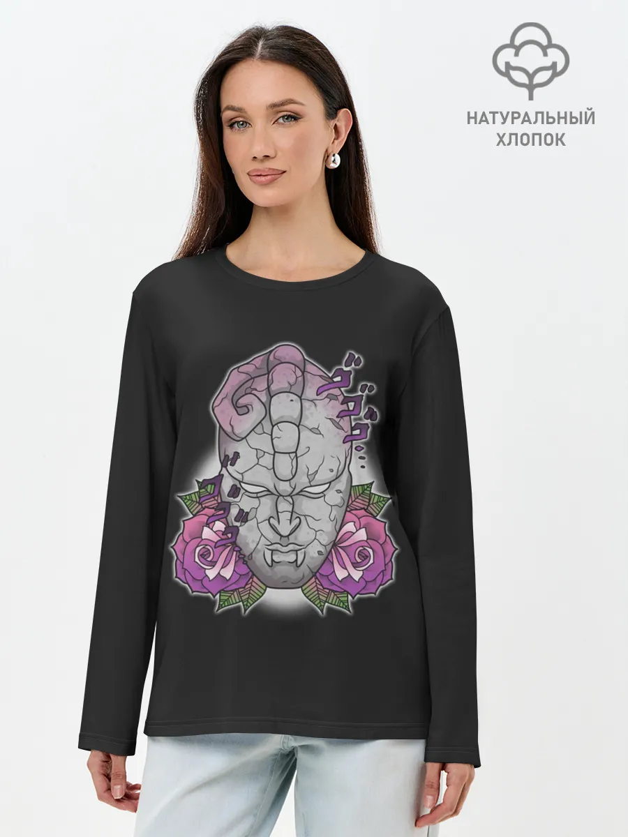 Лонгслив женский. Хлопок / Jo Jo Stone Mask
