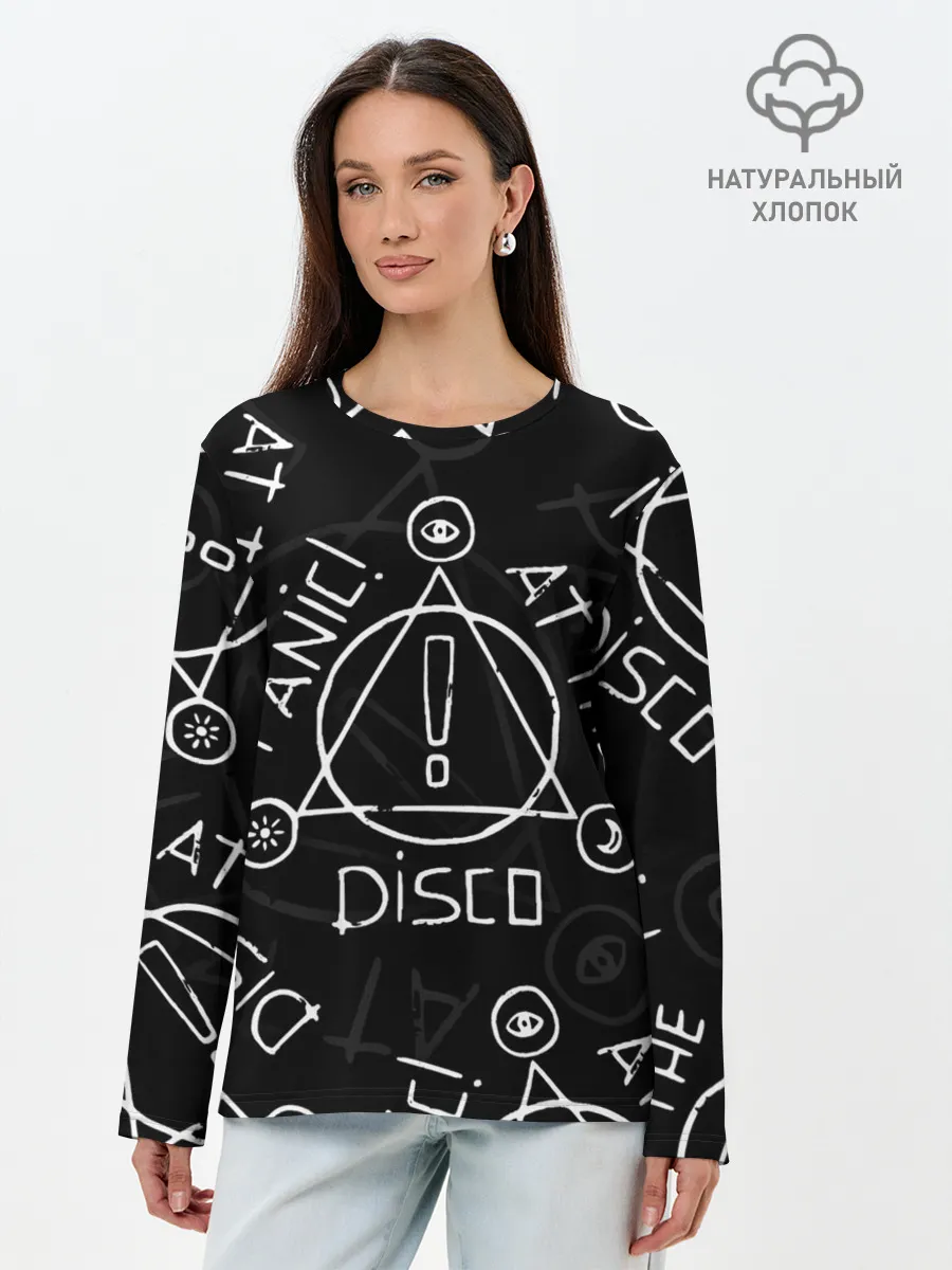 Лонгслив женский. Хлопок / Panic! At the Disco - Pray For The Wicked