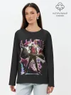 Лонгслив женский. Хлопок / Джотаро Куджо. Джо Джо