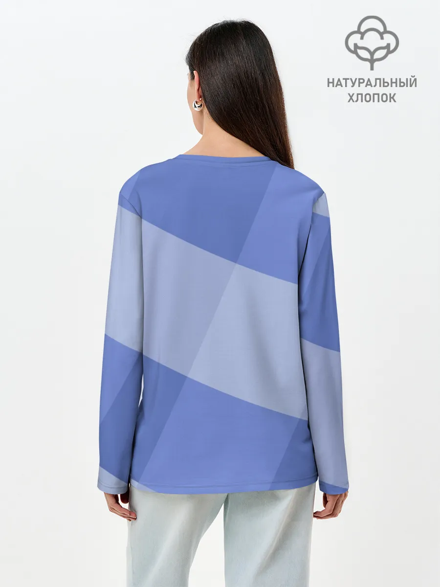 Лонгслив женский. Хлопок / Теплый минимализм