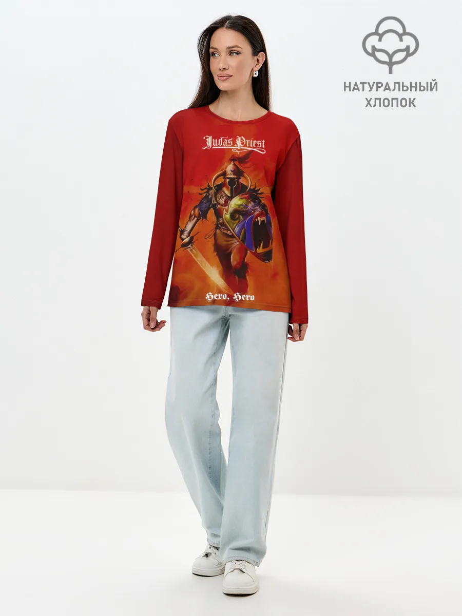 Лонгслив женский. Хлопок / Hero, Hero - Judas Priest