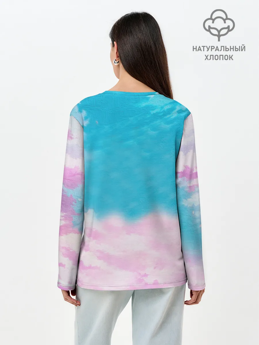 Лонгслив женский. Хлопок / КЛИНОК РАССЕКАЮЩИЙ ДЕМОНОВ, ЗЕНИТЦУ