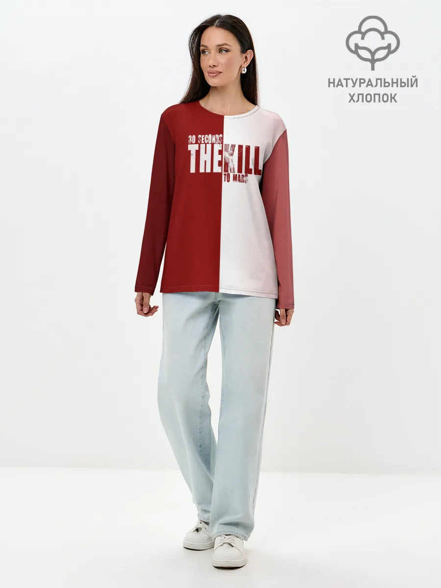 Лонгслив женский. Хлопок / 30 SECONDS THEKILL TO MARS