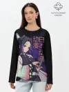 Лонгслив женский. Хлопок / Шинобу Кочо, Kimetsu no Yaiba