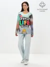 Лонгслив женский. Хлопок / TOCA BOCA STORIES, ТВОЯ ИСТОРИЯ