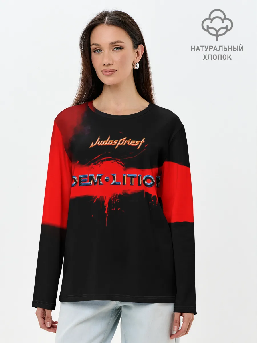 Лонгслив женский. Хлопок / Demolition - Judas Priest
