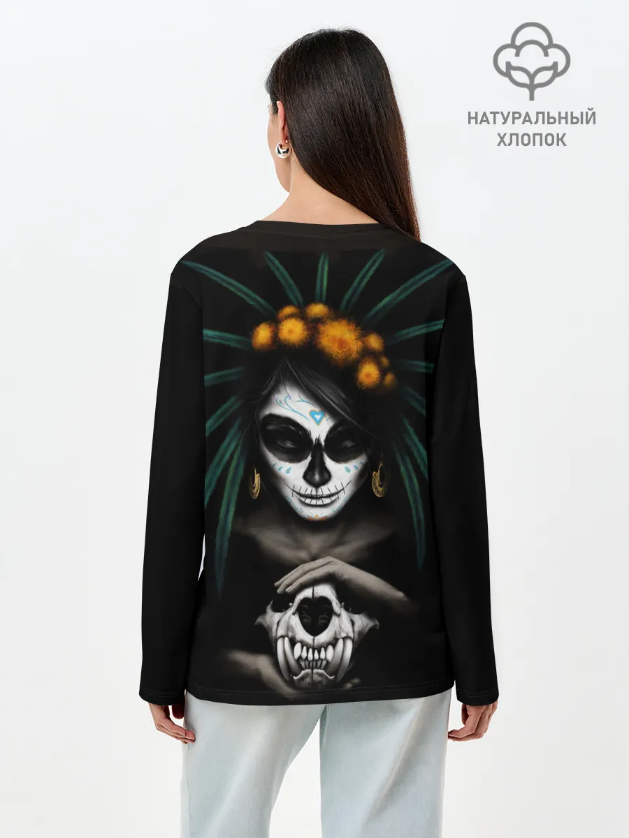 Лонгслив женский. Хлопок / WOMANSHAMAN
