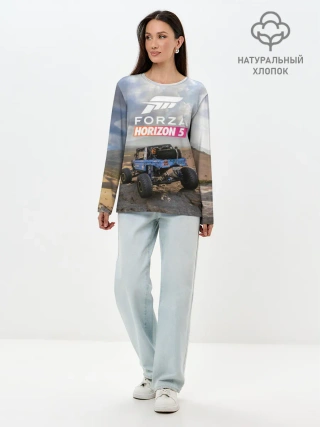 Лонгслив женский. Хлопок / Forza Horizon 5