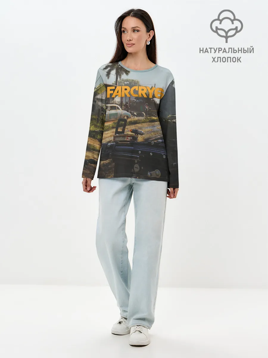 Лонгслив женский. Хлопок / Far Cry 6 game art