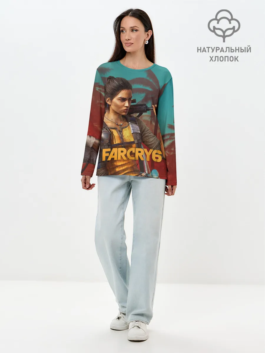 Лонгслив женский. Хлопок / Far Cry Dani Rojas