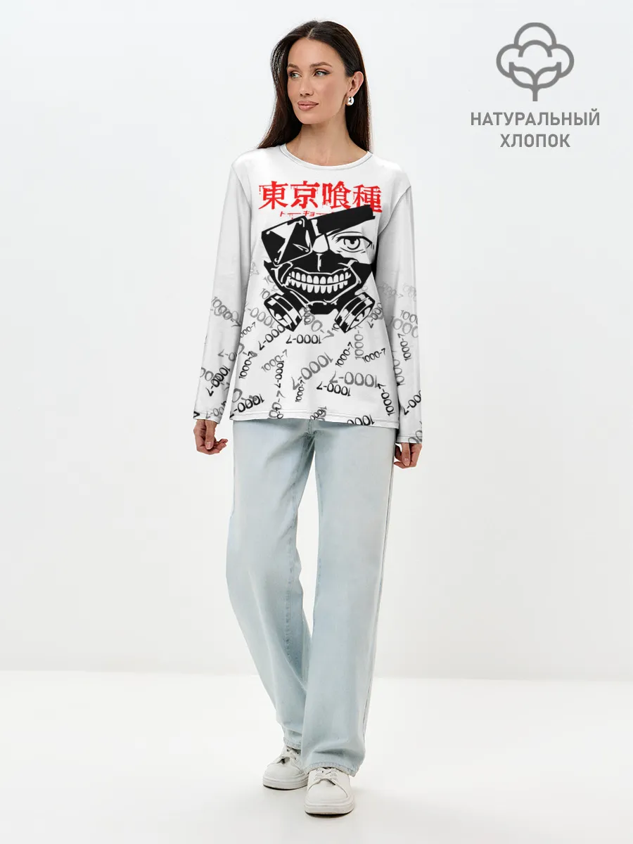 Лонгслив женский. Хлопок / TOKYO GHOUL