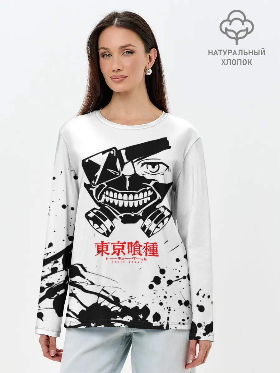 Лонгслив женский. Хлопок / ТОКИЙСКИЙ ГУЛЬ