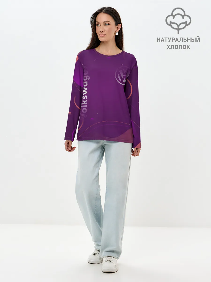 Лонгслив женский. Хлопок / Volksvasen