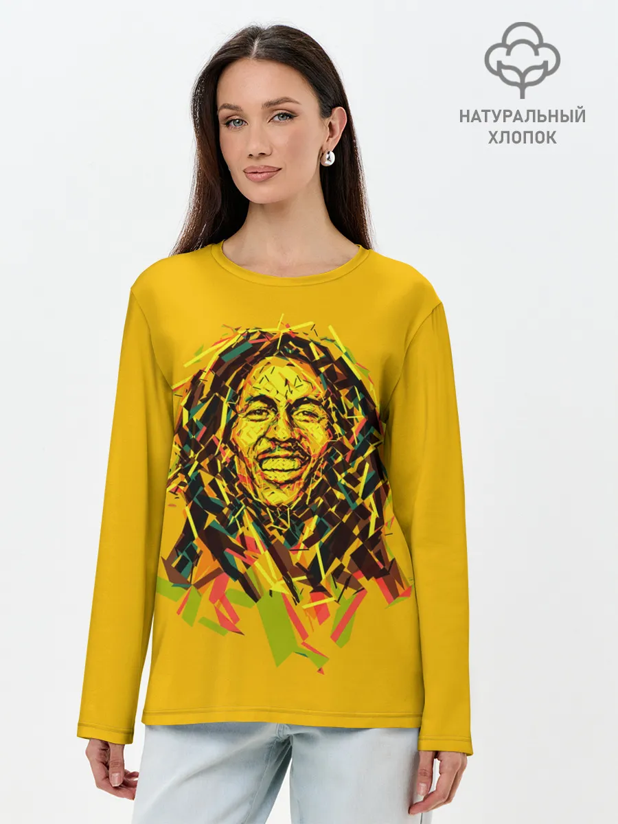 Лонгслив женский. Хлопок / Радостный Боб