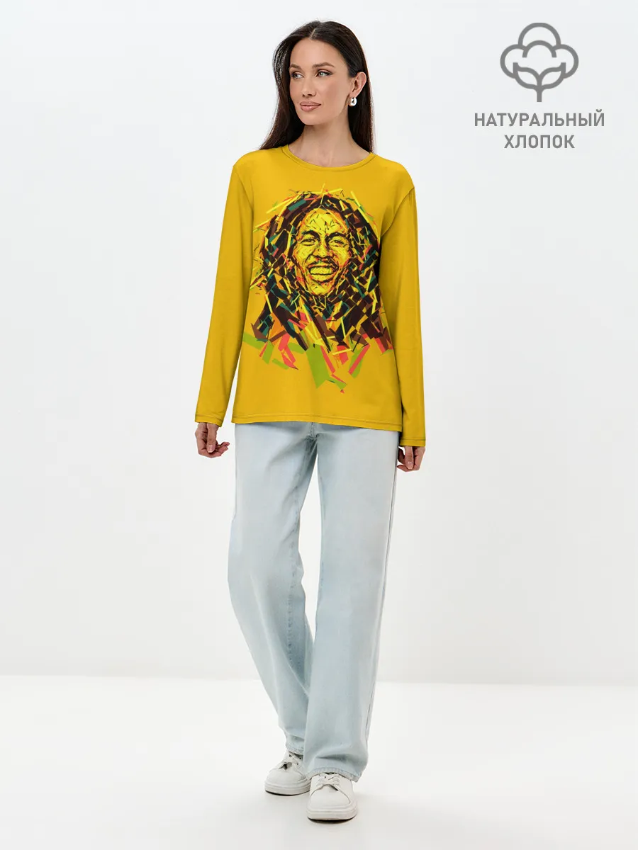 Лонгслив женский. Хлопок / Радостный Боб