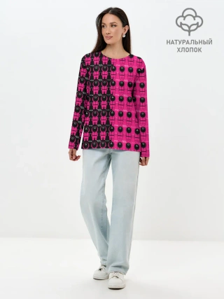 Лонгслив женский. Хлопок / Squid Game