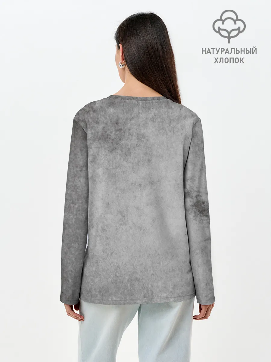 Лонгслив женский. Хлопок / Maшина Mini