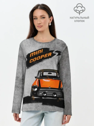 Лонгслив женский. Хлопок / Maшина Mini