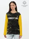 Лонгслив женский. Хлопок / Garena Free Fire - День Booyah.