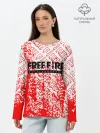 Лонгслив женский. Хлопок / День Booyah | Garena Free Fire.