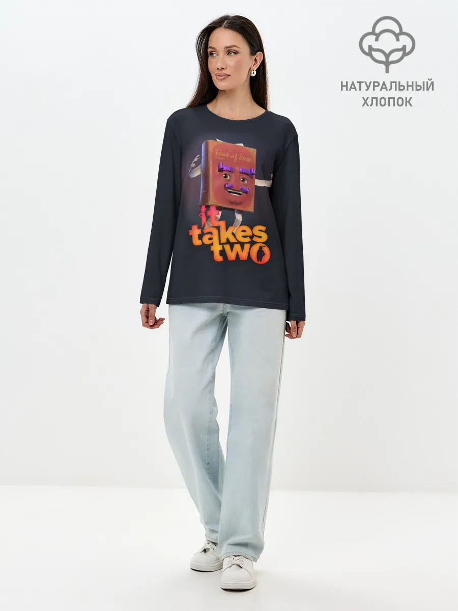 Лонгслив женский. Хлопок / It Takes Two Док Хаким