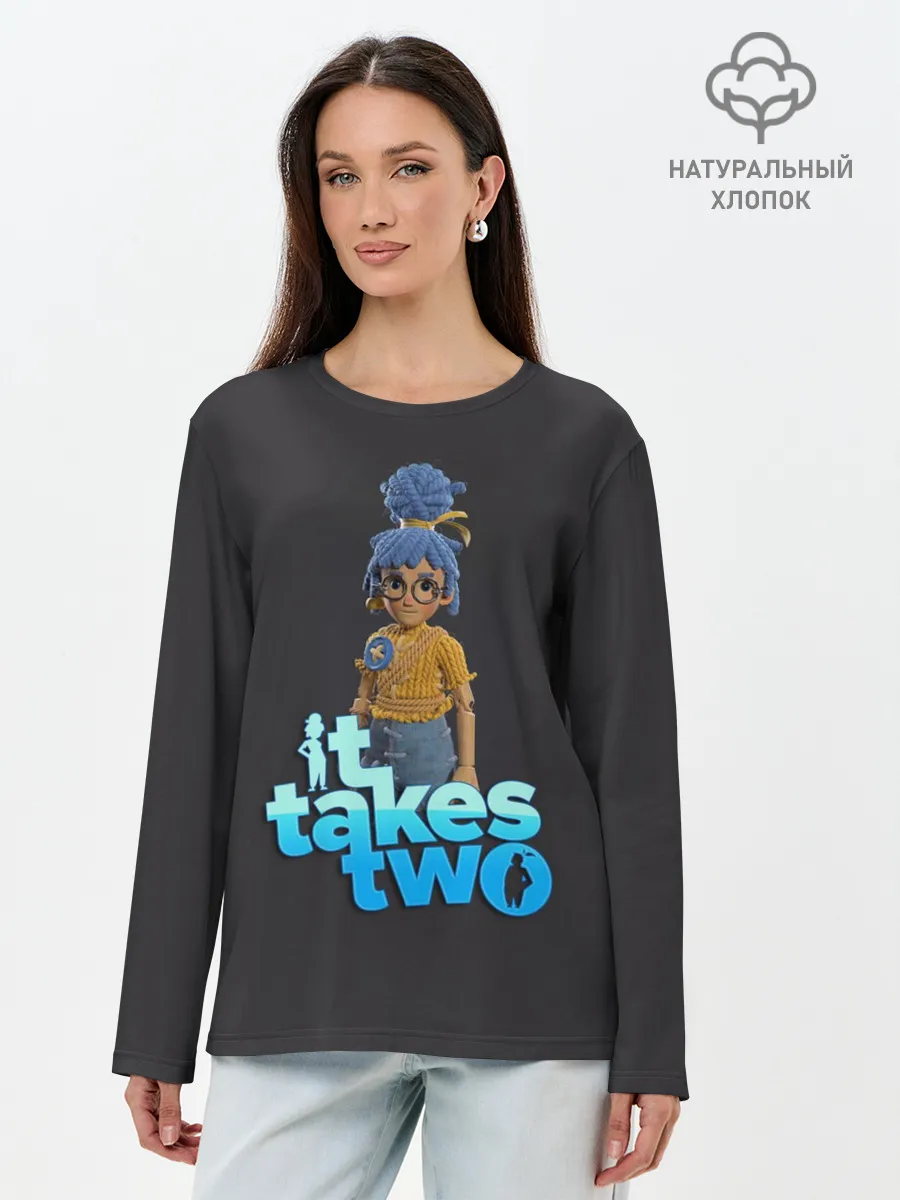 Лонгслив женский. Хлопок / It Takes Two Мэй