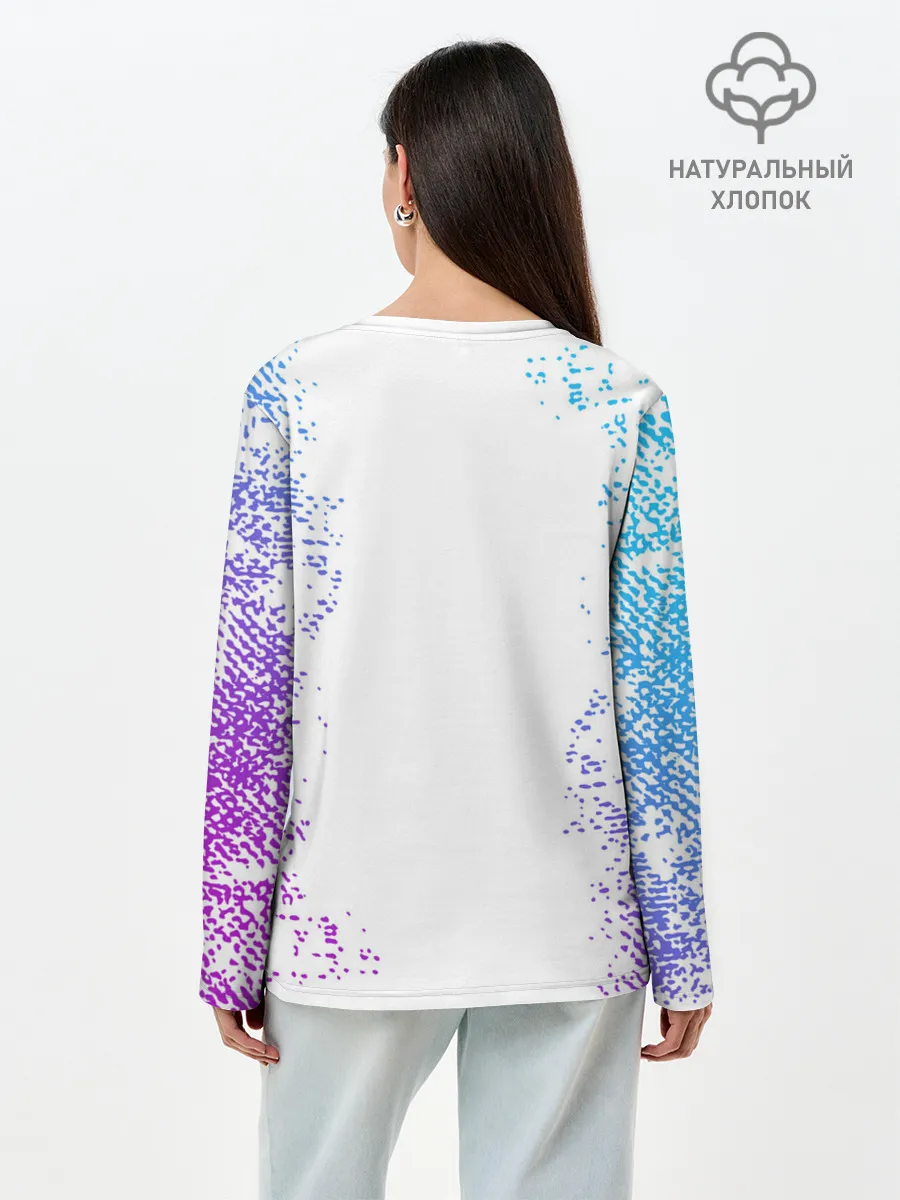 Лонгслив женский. Хлопок / 6IX9INE^