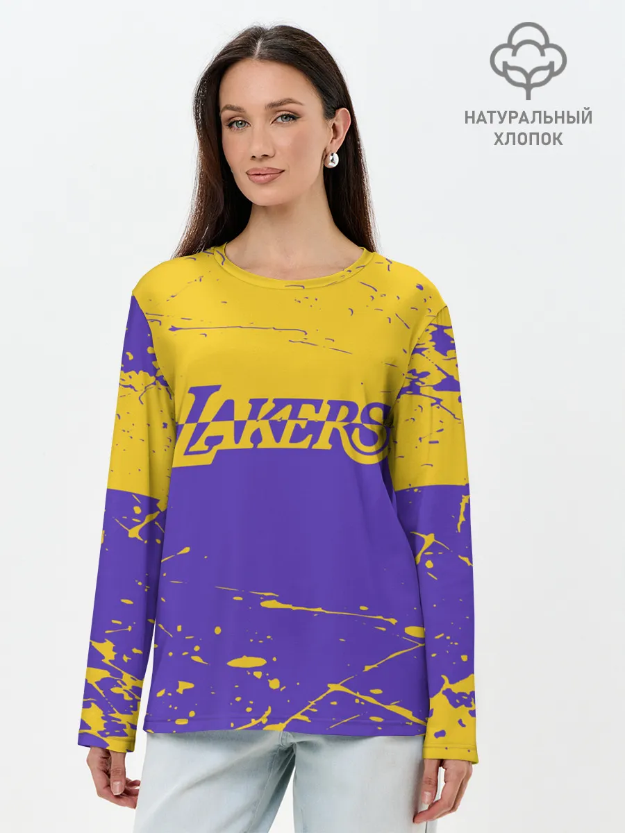 Лонгслив женский. Хлопок / Kobe Bryant - Los Angeles Lakers - NBA
