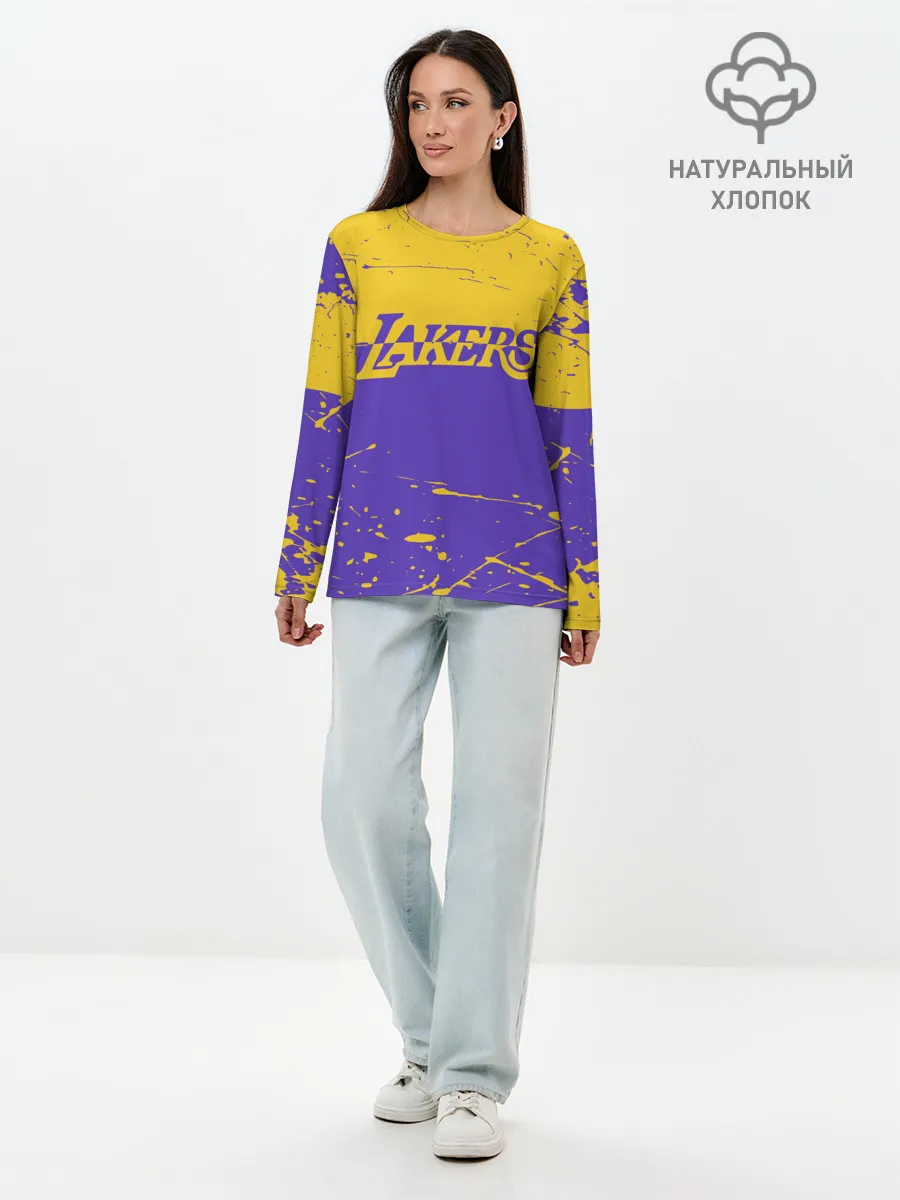 Лонгслив женский. Хлопок / Kobe Bryant - Los Angeles Lakers - NBA
