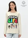 Лонгслив женский. Хлопок / Toca Boca Рита, Зик, Нари, Леон