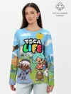 Лонгслив женский. Хлопок / Toca Boca | Тока бока Рита, Зик, Нари, Леон