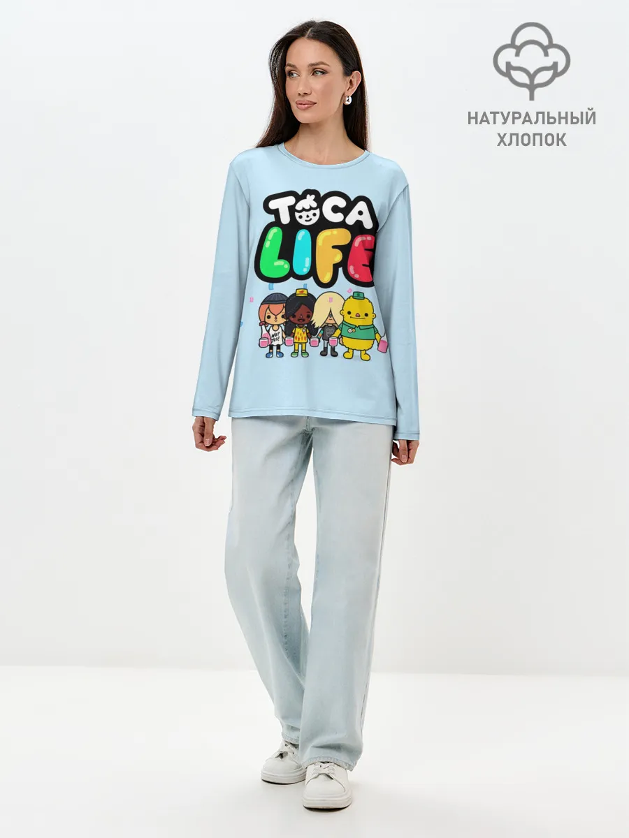 Лонгслив женский. Хлопок / Toca Boca | Тока бока праздник