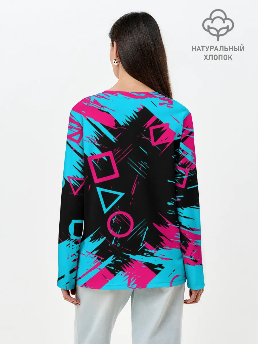 Лонгслив женский. Хлопок / SQUID GAME | ИГРА В КАЛЬМАРА | DOLL,