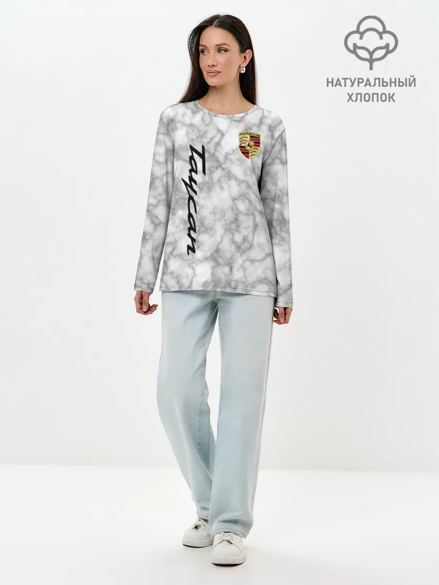 Лонгслив женский. Хлопок / [Porsche Taycan] Как у Литвина