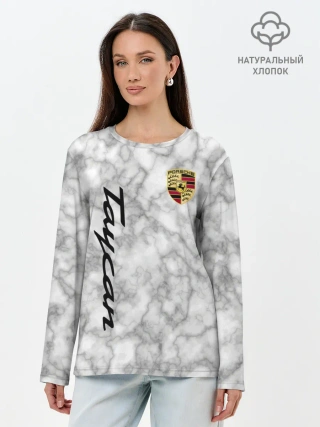 Лонгслив женский. Хлопок / [Porsche Taycan] Как у Литвина