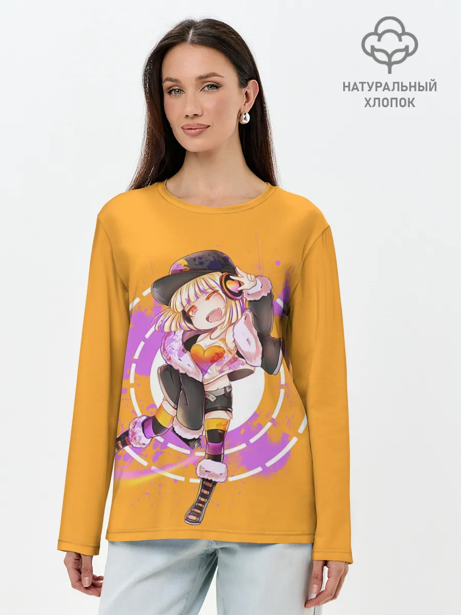 Лонгслив женский. Хлопок / DJ Daisy