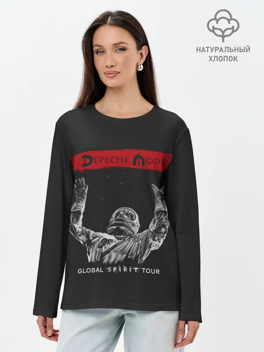 Лонгслив женский. Хлопок / DM tour