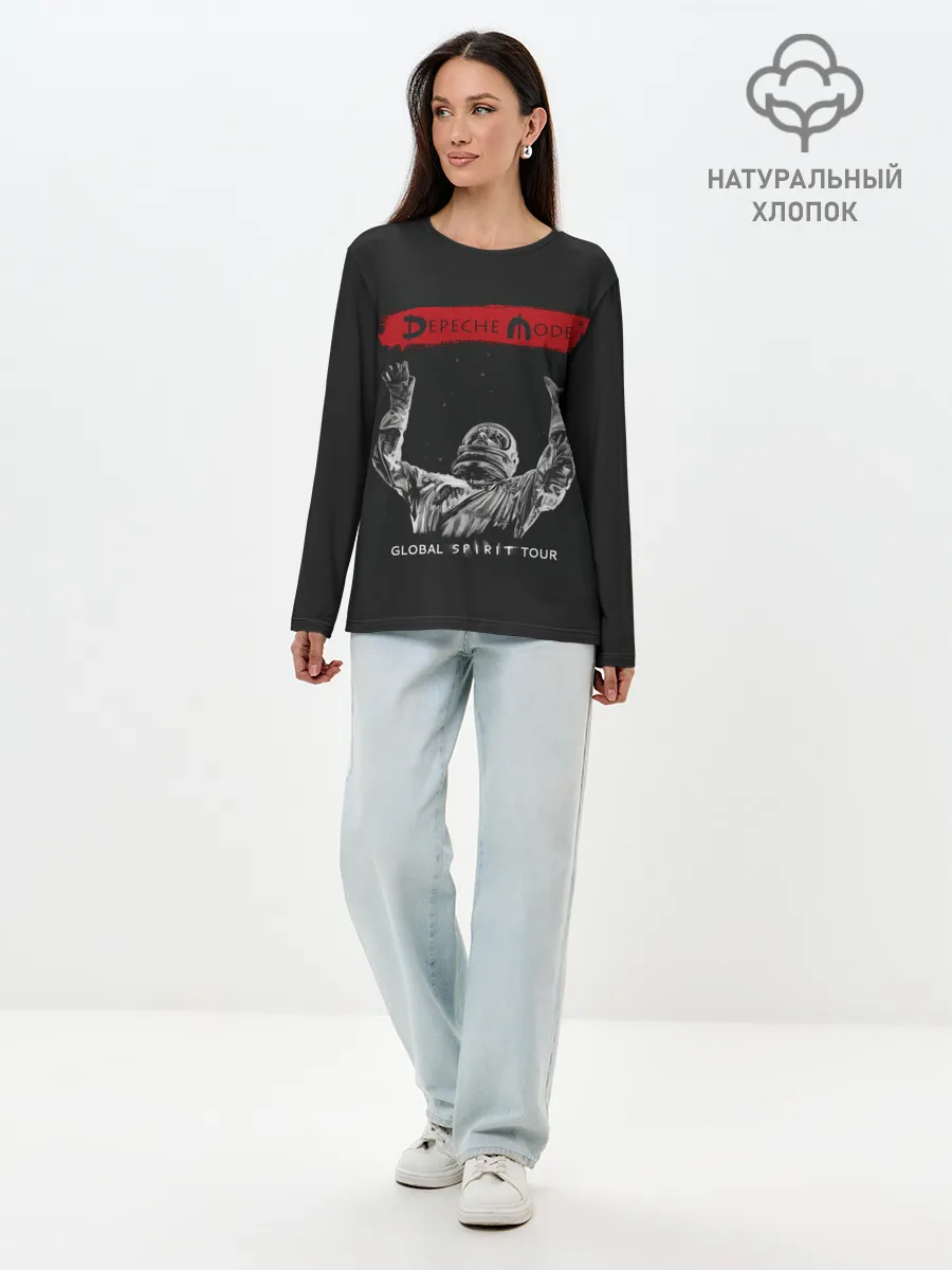 Лонгслив женский. Хлопок / DM tour
