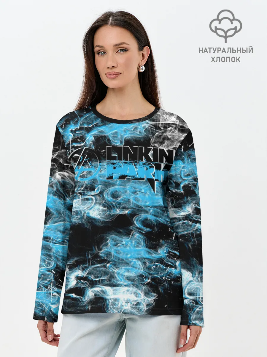 Лонгслив женский. Хлопок / Линкин Парк Рок