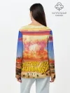 Лонгслив женский. Хлопок / Destroy all Aliens