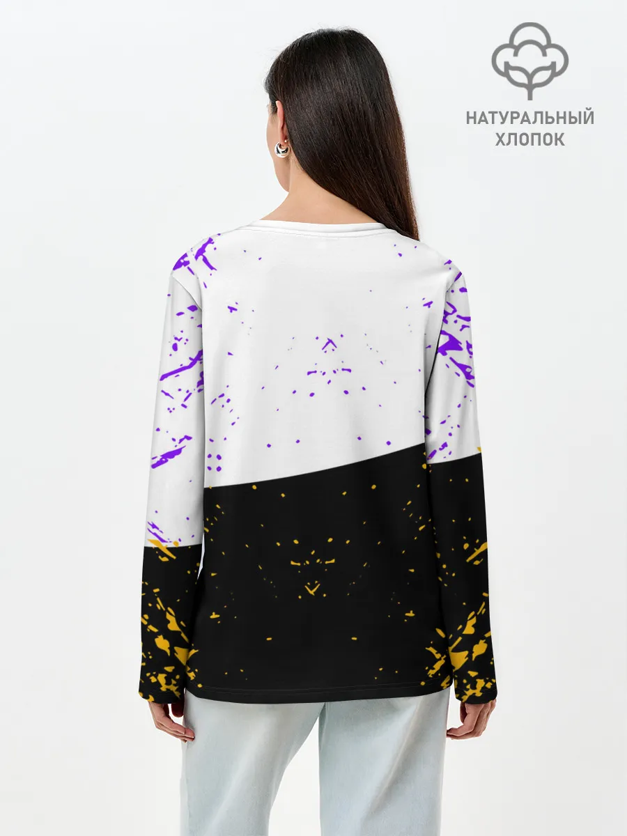 Лонгслив женский. Хлопок / Коби Брайант Los Angeles Lakers,