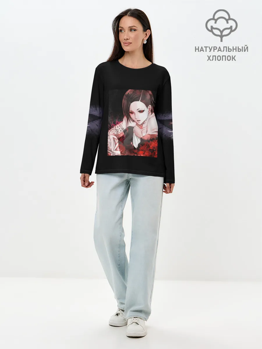 Лонгслив женский. Хлопок / Ghoul Ута