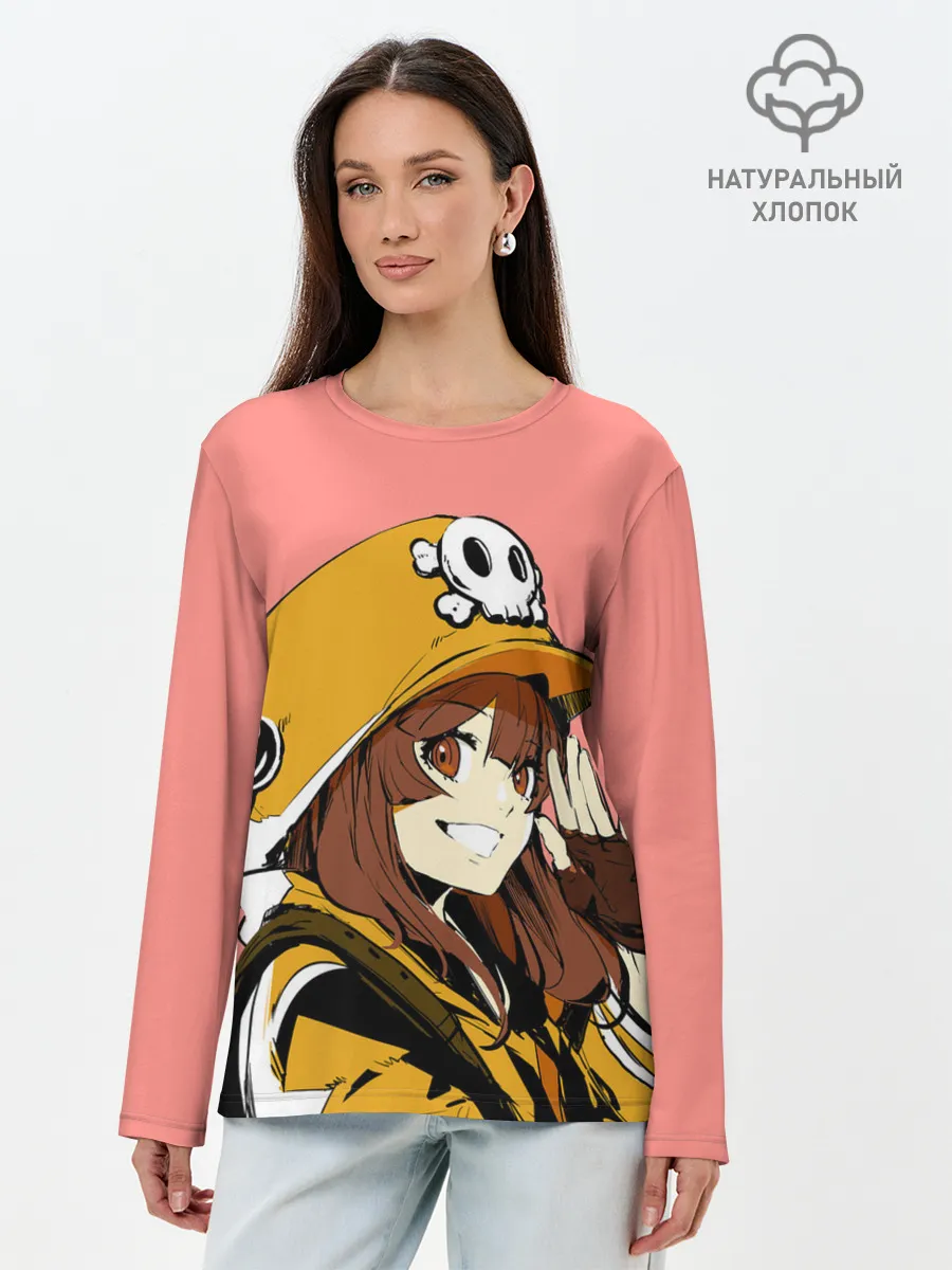 Лонгслив женский. Хлопок / Милаха Мэй
