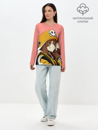 Лонгслив женский. Хлопок / Милаха Мэй