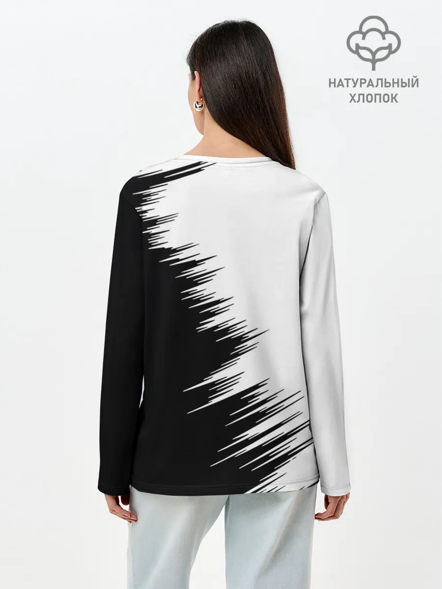 Лонгслив женский. Хлопок / mercedes benz