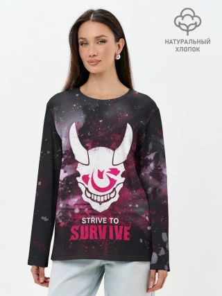 Лонгслив женский. Хлопок / Guilty gear strive